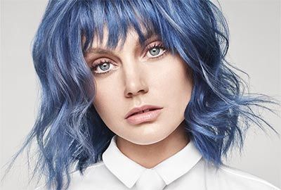 Aunique hair color fashion model.